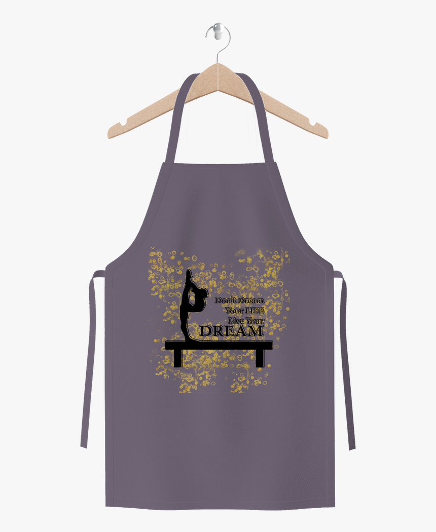 Gymnastics Live Your Dream Gold Flake Design ﻿premium - Apron, HD Png Download