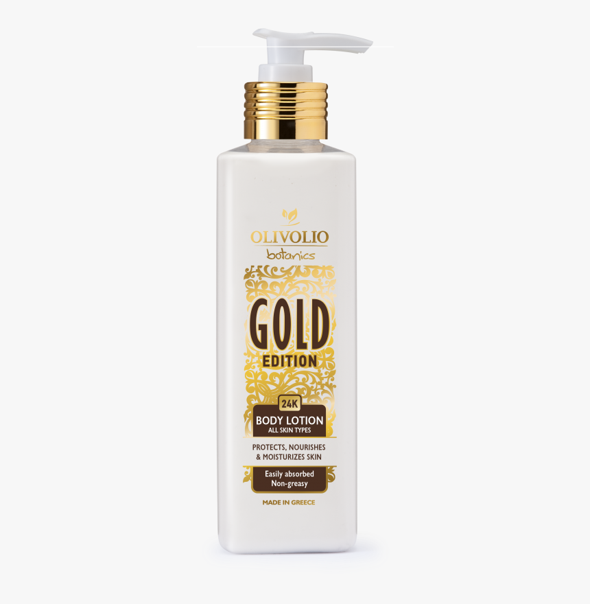 Olivolio Gold 24k Body Lotion 250 Ml - 24k Gold Body Lotion, HD Png Download