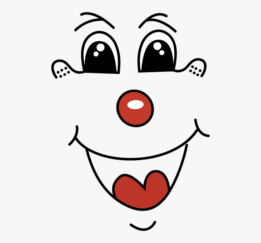 Cartoon, Children, Clown, Comic, Comic Characters - Sonrisa De Payaso Dibujo, HD Png Download