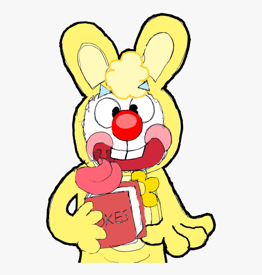 Cuddles As A Clown By Aygodeviant-d5vekh4 Clipart , - Cartoon, HD Png Download
