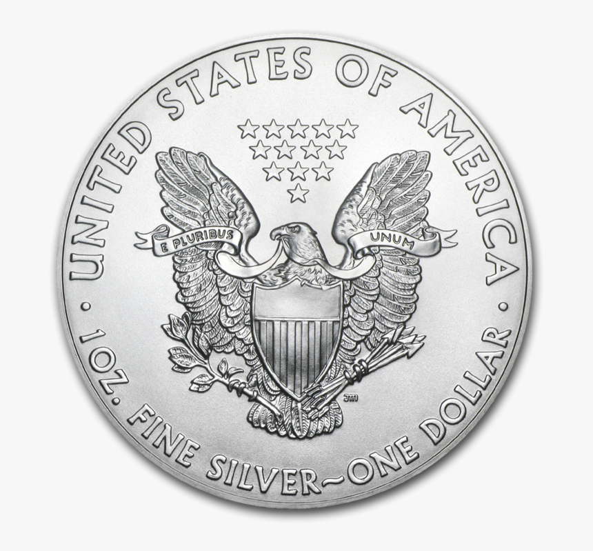 Piece American Eagle Argent, HD Png Download