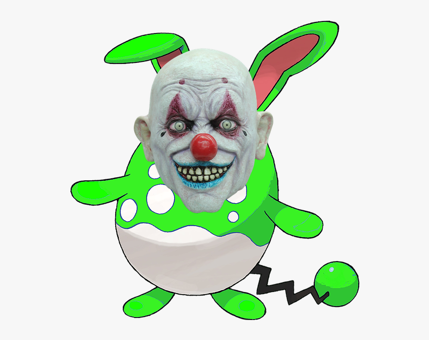 The Green Azumarill Is A Clown By Thegreenazumarill - Creepy Clown Mask, HD Png Download