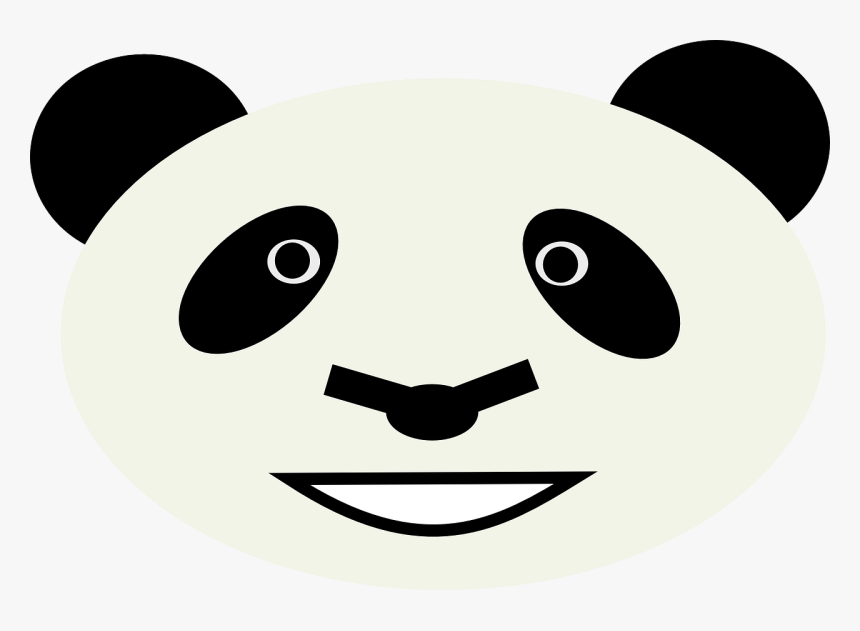 Cabeça Urso Panda Png, Transparent Png