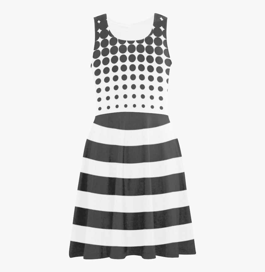 Stripes And Halftone By Artformdesigns Atalanta Sundress - Day Dress, HD Png Download