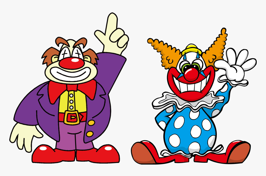 Transparent Vintage Circus Lion Clipart - Evil Wicked Jester Clown Drawing, HD Png Download