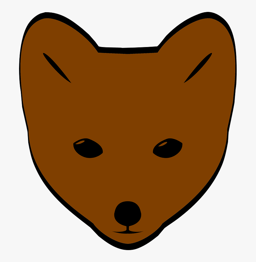 Brown Clip Art Panda - Fox Animated, HD Png Download