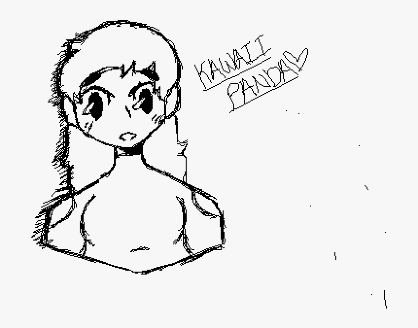 Pixilart For Kawaii Panda Dataissenpai Png Kawaii Panda - Sketch, Transparent Png