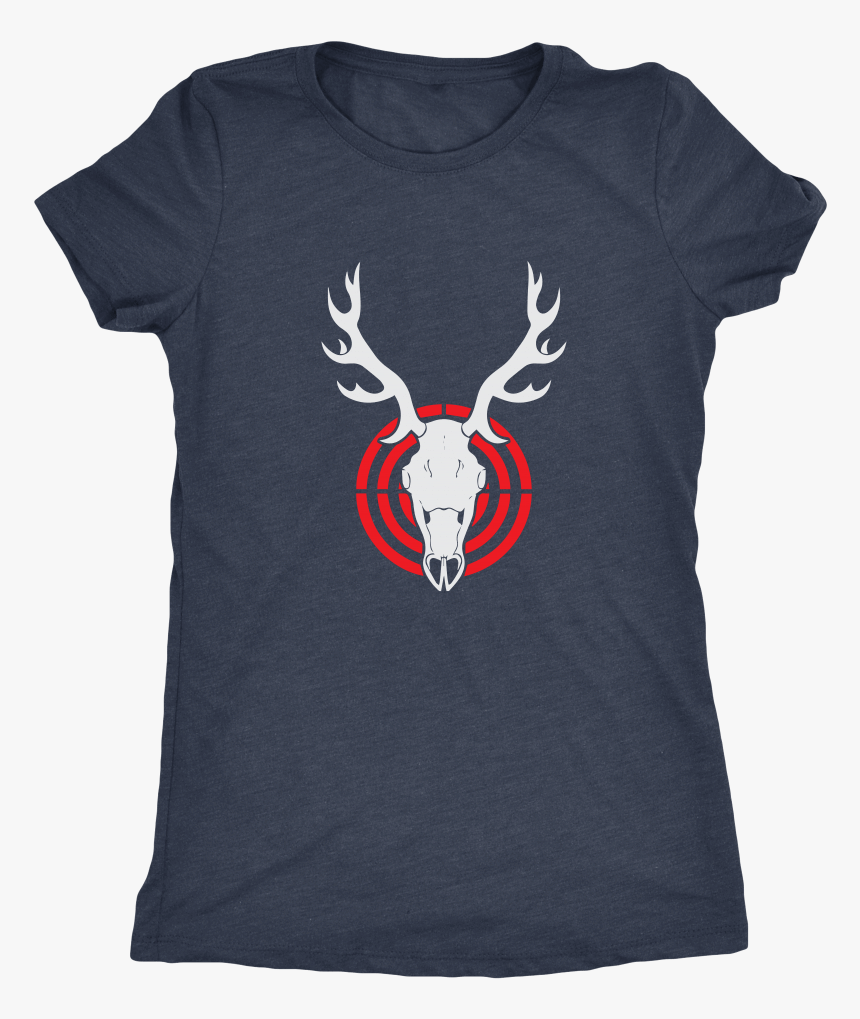 Bull S Eye Deer Skull - Metoo T Shirt, HD Png Download