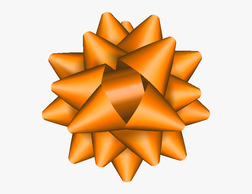 Ribbon Orange2 Icon4 - Ribbon Corner Png Green, Transparent Png