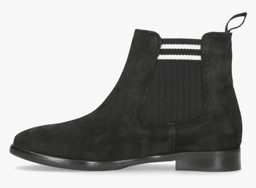 Ankle Boots Daisy 6 Lima Black Elastic Lines White - Clarks Paulson Up Black Model, HD Png Download