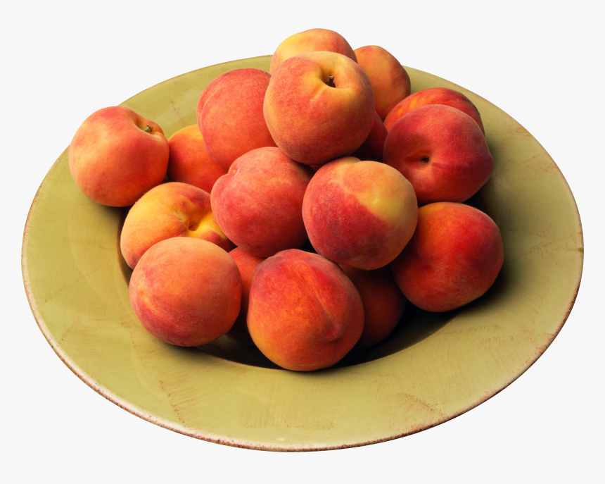 #peaches #peach #transparent #png #tumblr #soft #aesthetic - Plate Of Fruit Peaches, Png Download