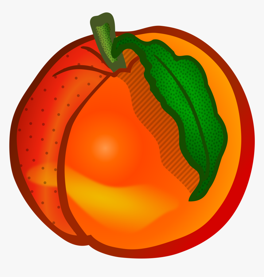 Peach Image Download Png Clipart - Clipart Peach, Transparent Png