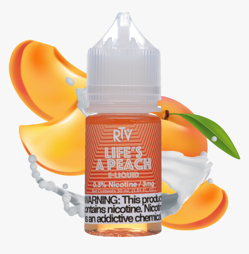 E-liquid Life S A Peach - Mandarin Orange, HD Png Download