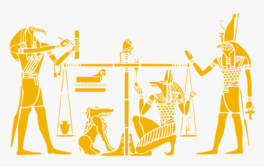 Human Behavior,silhouette,area - Egyptian Religion Clipart, HD Png Download