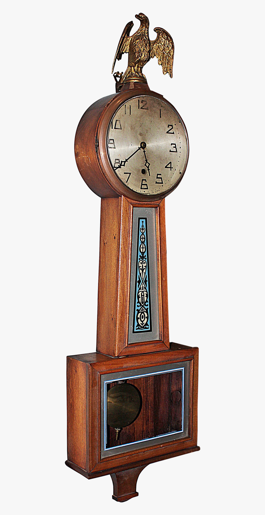 Banjo Clock Transparent Background - Longcase Clock, HD Png Download