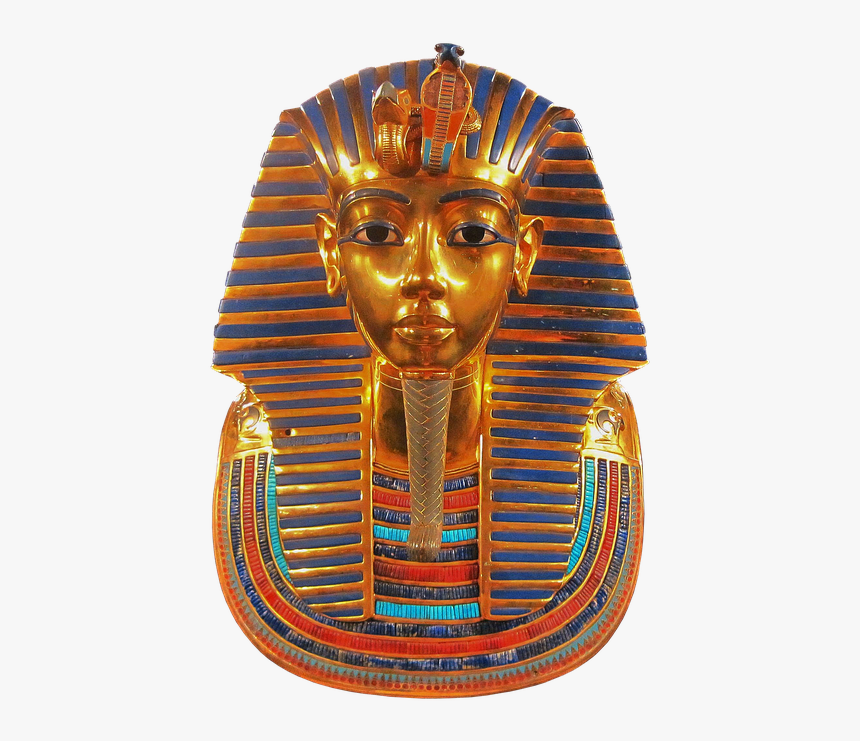 Mask, Replica, King, Tutankhamun, Face, Egyptian, Gold - Egyptian Death Mask, HD Png Download