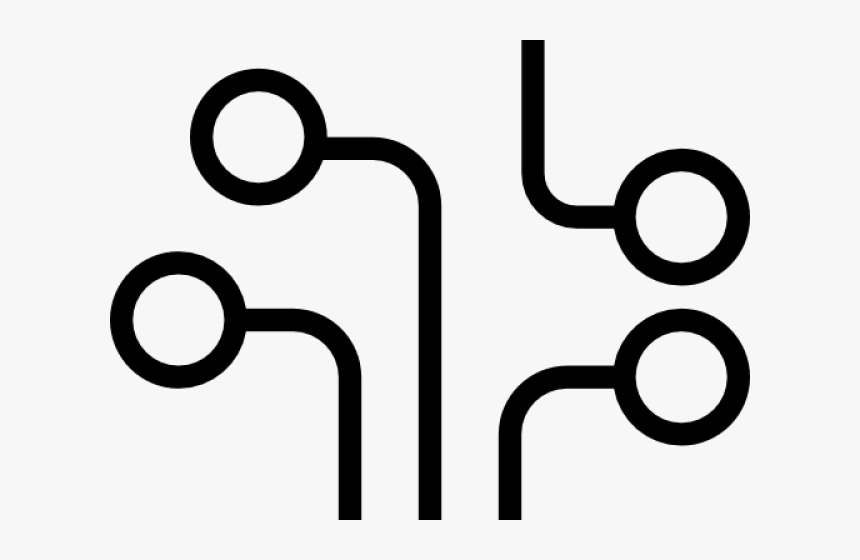 Swish Vector Decorative - Electronic Circuit Transparent Icon, HD Png Download