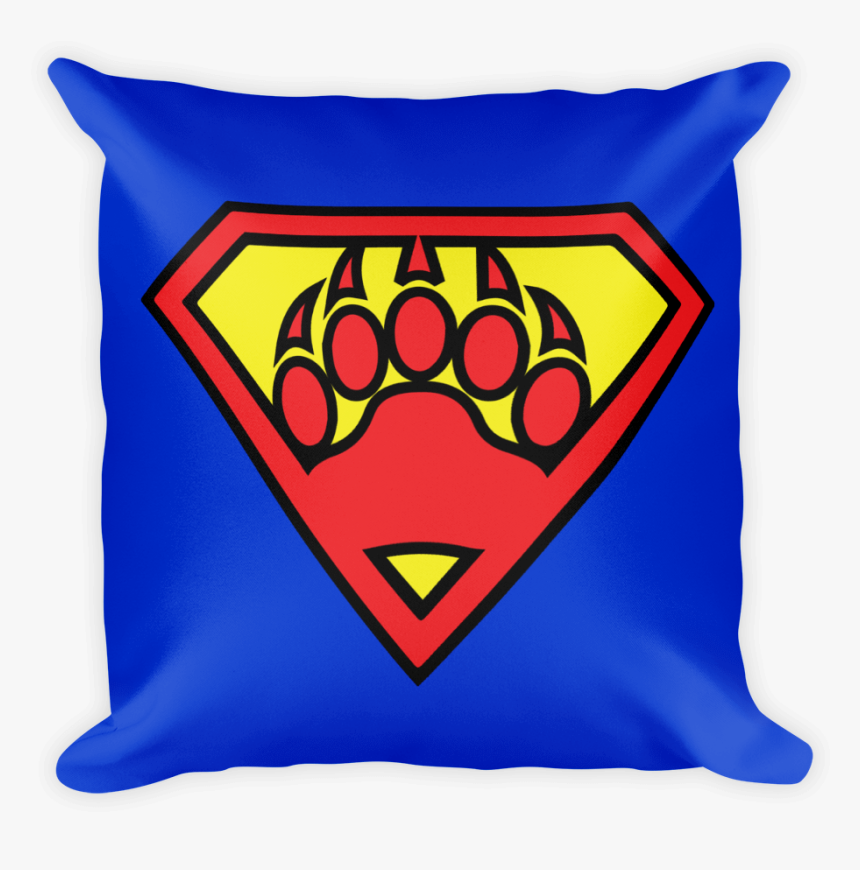 Superbear Pillow Swish Embassy Clipart , Png Download - Teacher Super Hero Clipart, Transparent Png