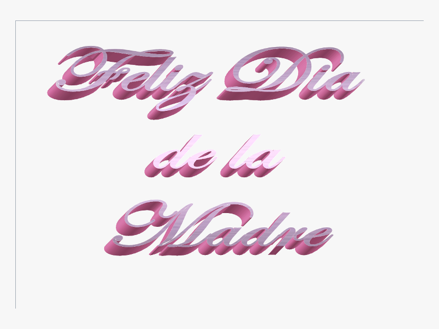 Design,calligraphy - Dia De La Madre Letras Png, Transparent Png