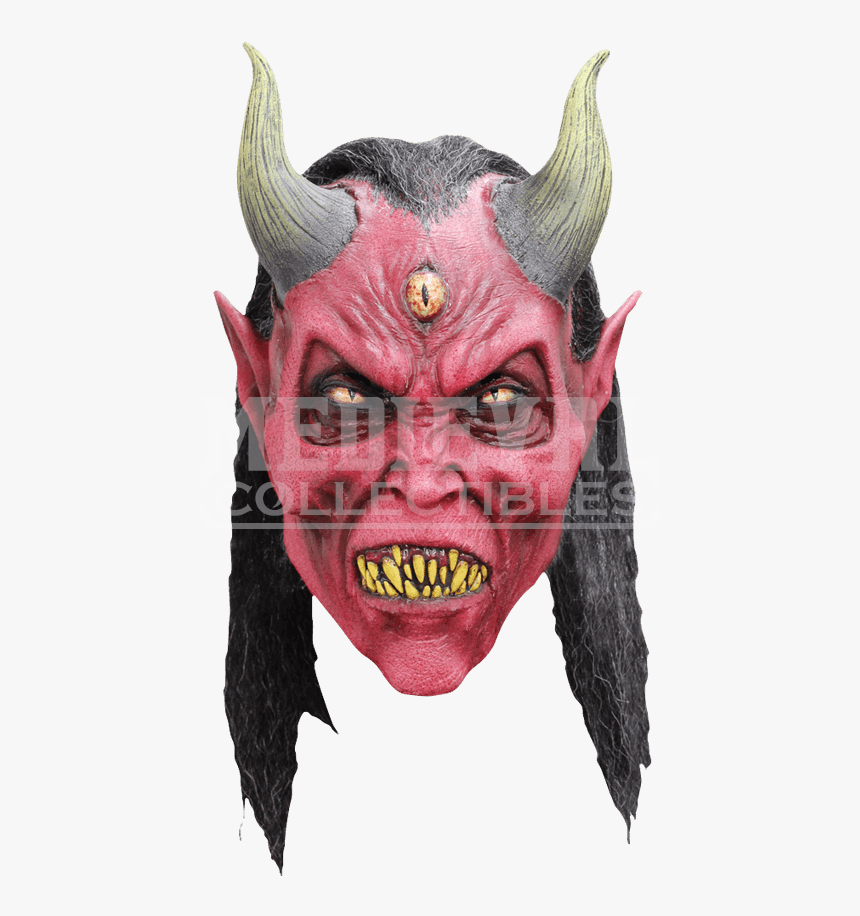 Scary Demon Horns , Png Download - Demon Mask, Transparent Png