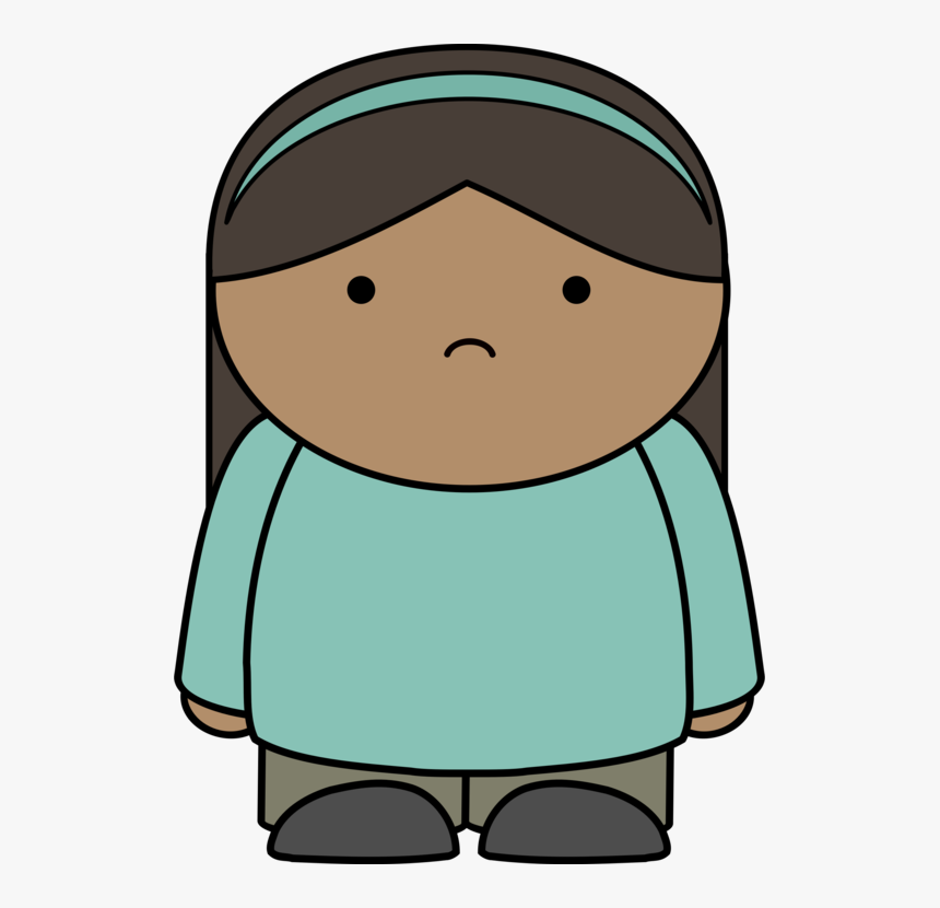 Cheek,fictional Character,green - Cartoon Sad Girl, HD Png Download