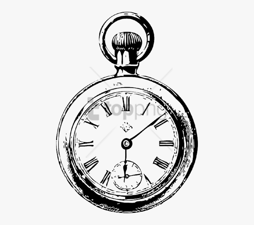 Stopwatch - Pocket Watch Clip Art, HD Png Download