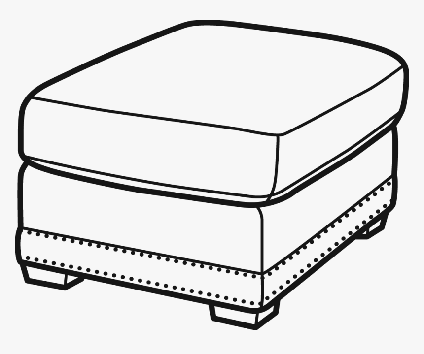 7930-08 - Ottoman Clipart, HD Png Download