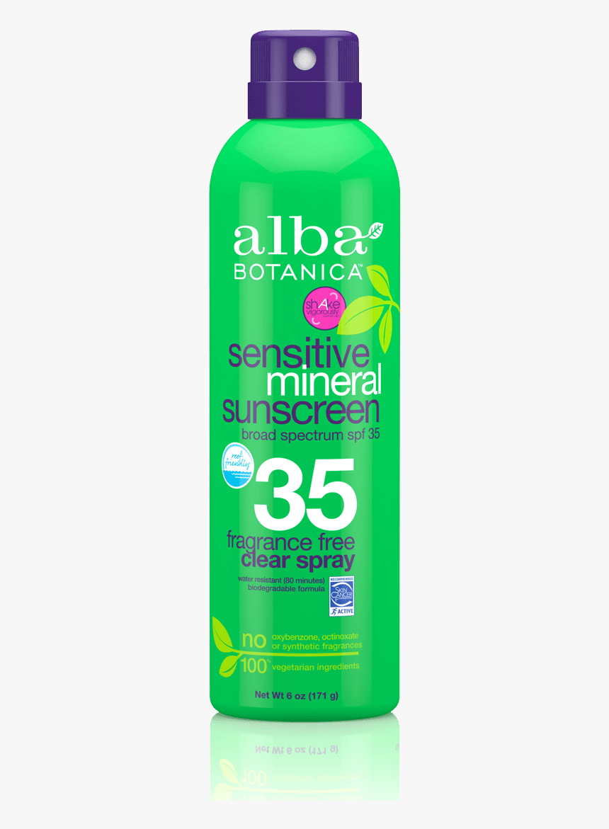 Alba Botanica Mineral Sunscreen Spray, HD Png Download