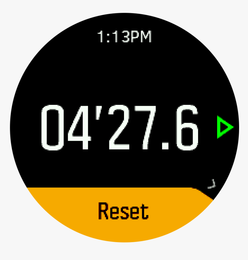 Stopwatch Pause Resume Trainer - Circle, HD Png Download