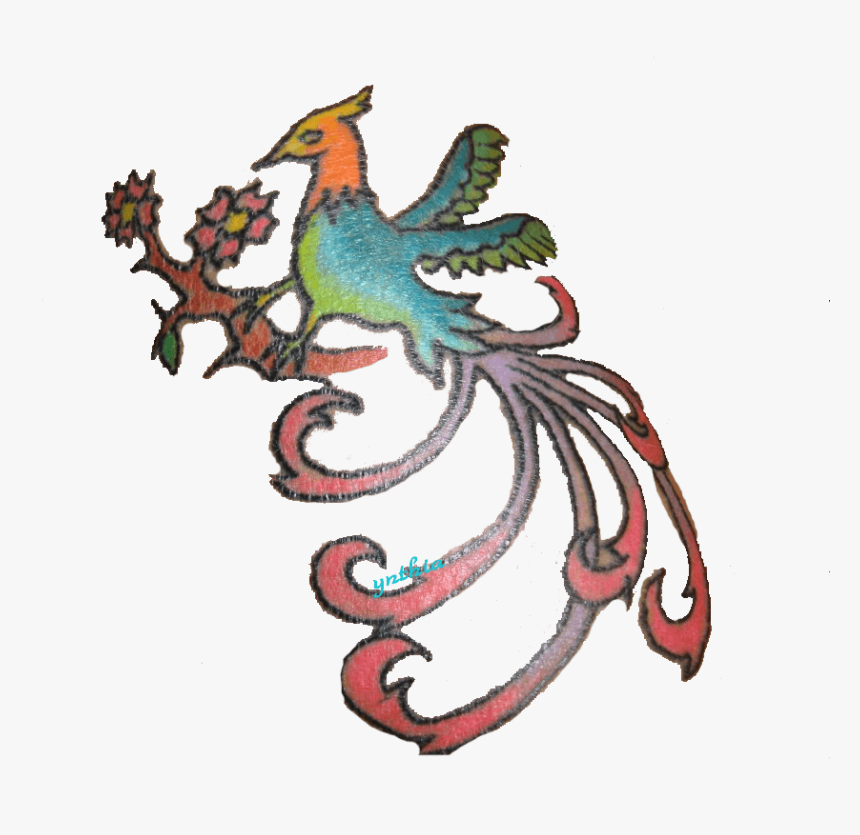 Smallertransparentmy Phoenix Tatto - Illustration, HD Png Download