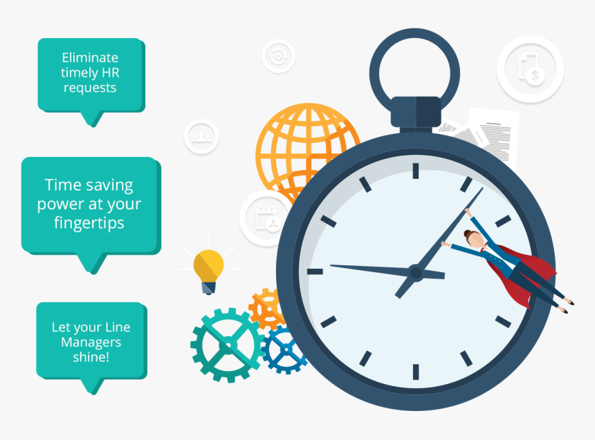 Find More Hours In The Day And Still Leave On Time - Fork And Knife Clock, HD Png Download