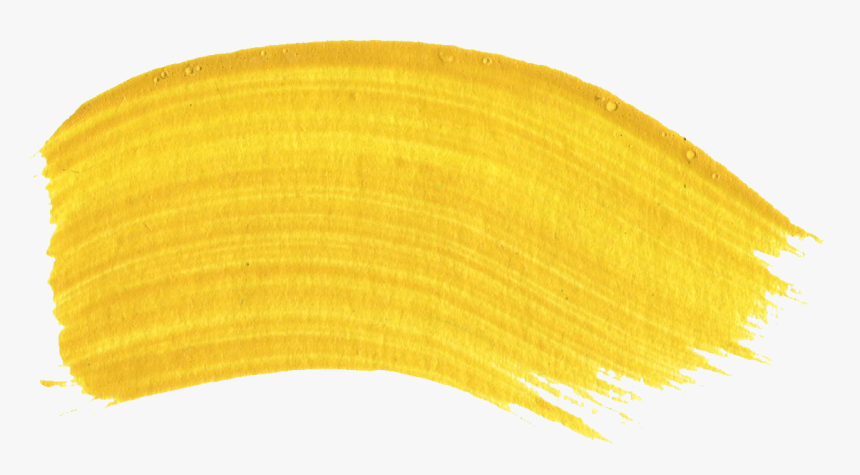 Yellow Brush Stroke Png, Transparent Png
