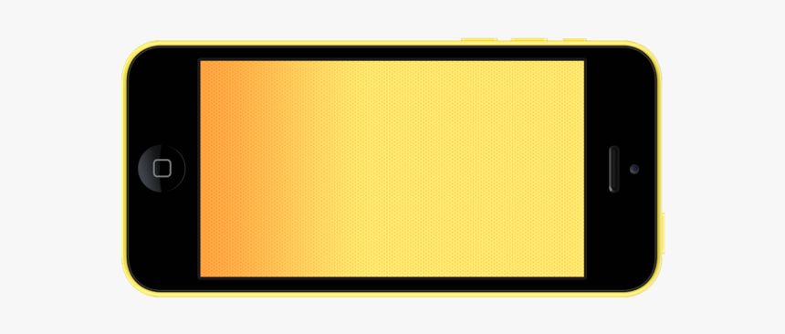 Yellow Phone Png, Transparent Png