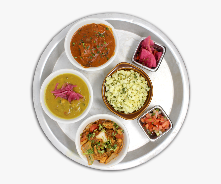 Lite Thali Riced Cauliflower, Daal Lentils, Kadhai - Ezogelin Soup, HD Png Download