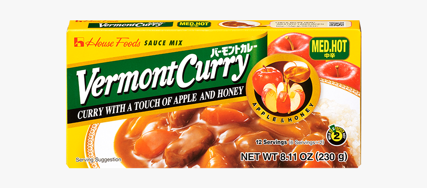 Vermont Curry Sauce Mix Medium Hot - Vermont Curry Medium Hot, HD Png Download