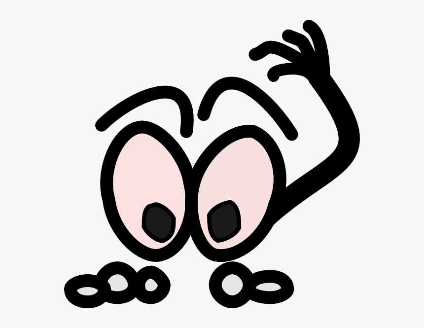 Eye Face Clip Art - Thinking Clipart, HD Png Download