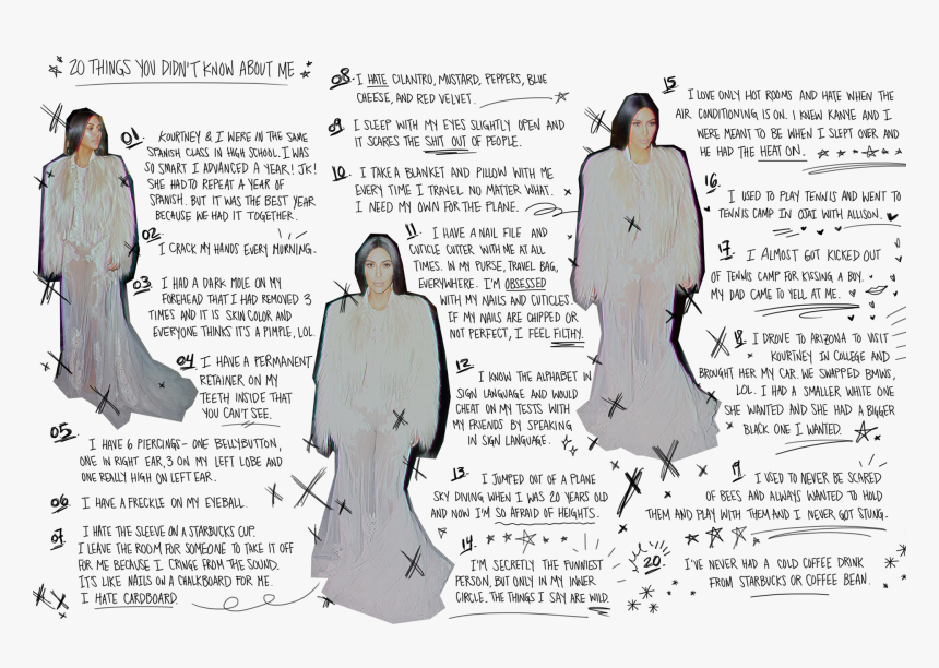 Kim Kardashian Fun Facts Kkw - Kim Kardashian, HD Png Download