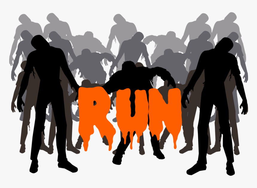 Zombie - Zombies Silhouette, HD Png Download