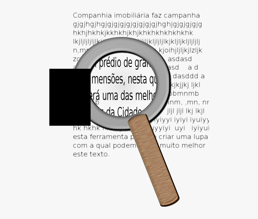 Lupa Magnifier - Circle, HD Png Download