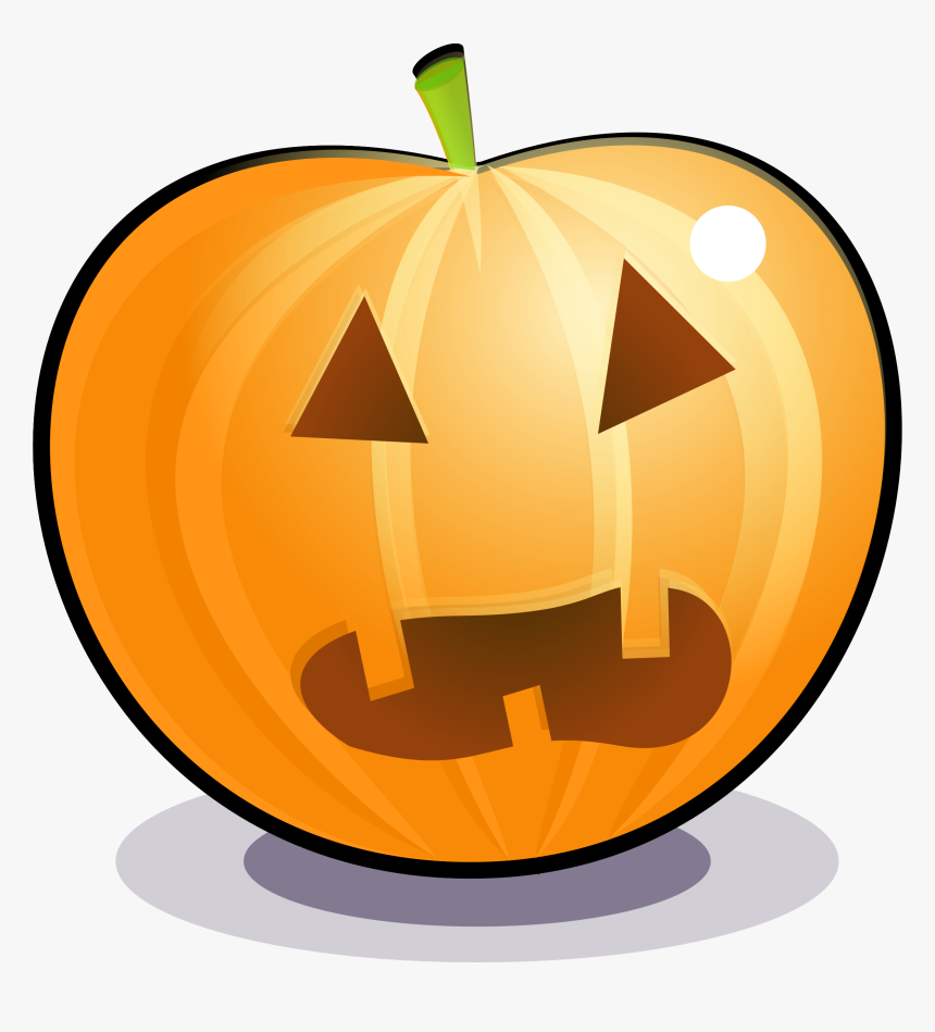 Scared Pumpkin - Scared Pumpkin Clip Art, HD Png Download