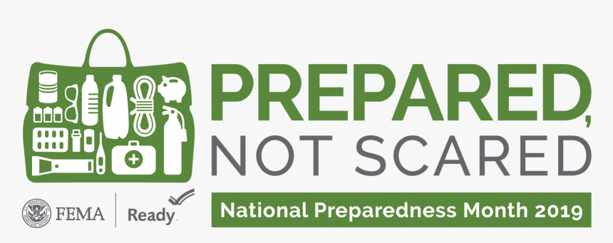 National Preparedness Month Logo Showing An Emergency - September Is National Preparedness Month, HD Png Download