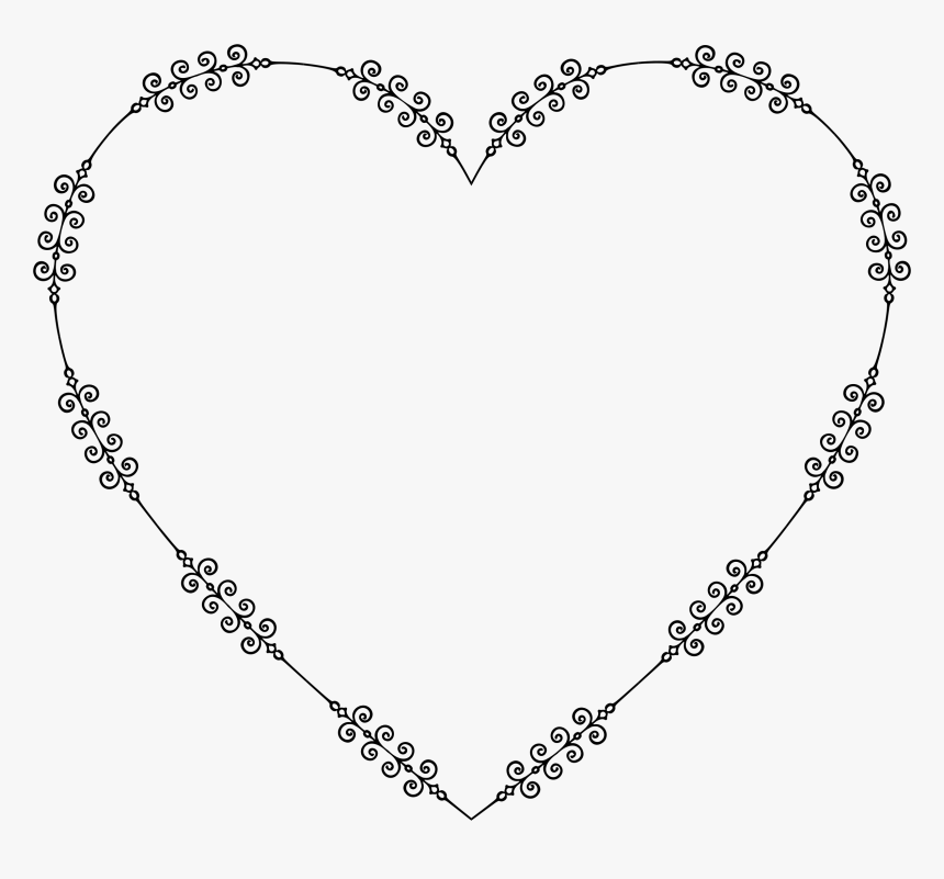Flourish Heart Frame Small Clip Arts - Bareminerals Absolute Indulgence Blush, HD Png Download