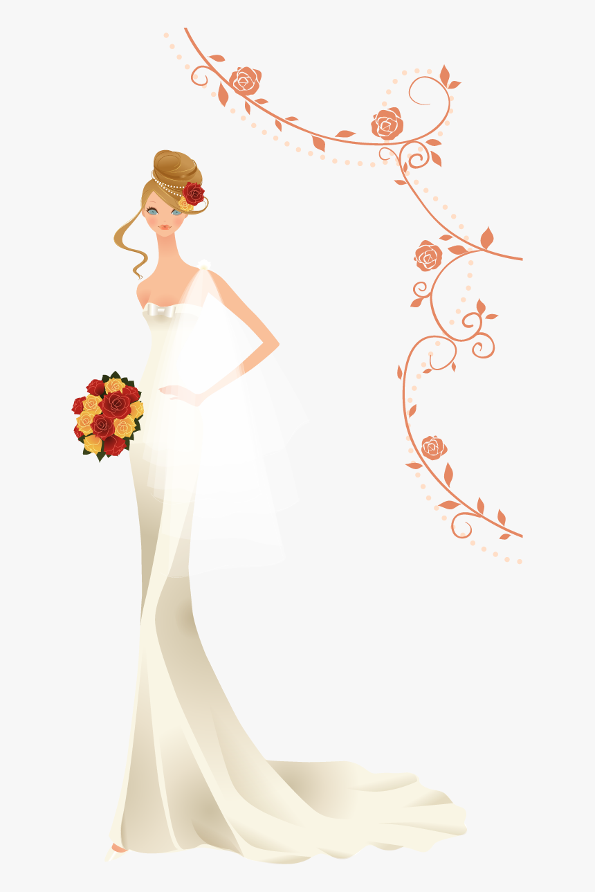 Transparent Dress Clip Art - Wedding Poster Art Free, HD Png Download