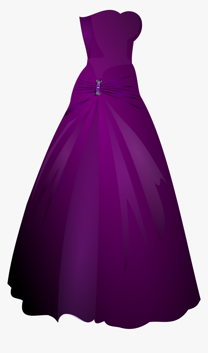 Formal Gown Remix Clip Arts - Prom Dress White Background, HD Png Download