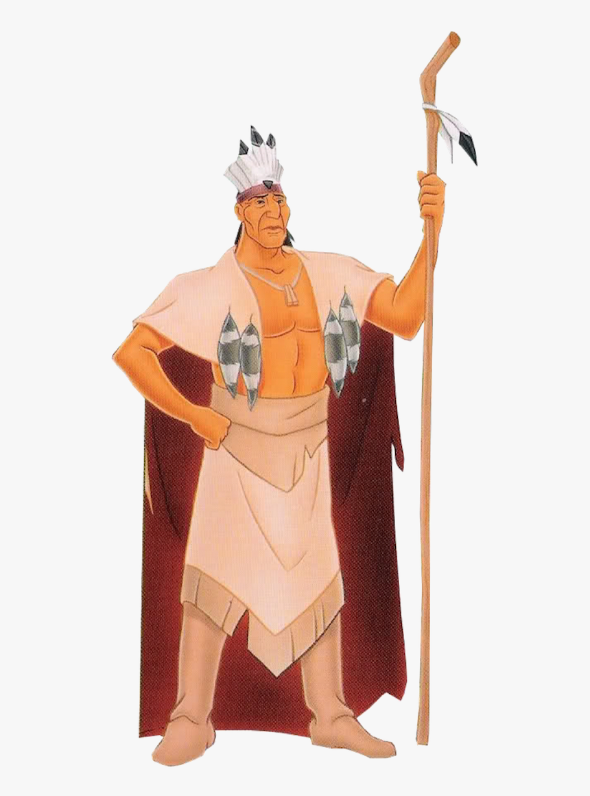 Transparent Pocahontas Png - Chief Powhatan Pocahontas Father, Png Download
