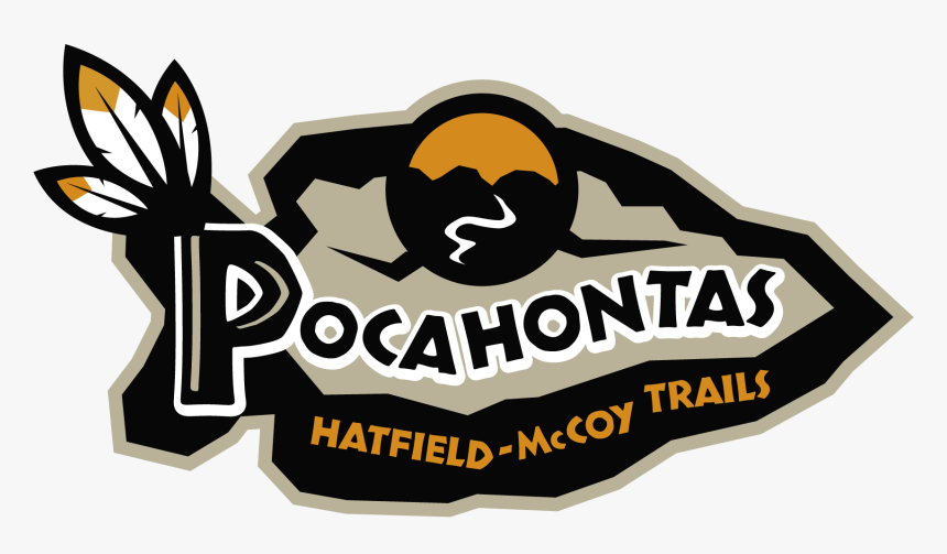 Pocahontas Logo - Pocahontas Trail Hatfield Mccoy Trails Map, HD Png Download