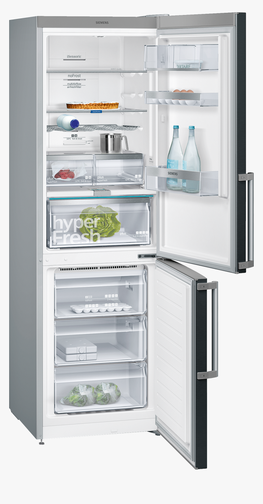 Fridge Freezer Png , Png Download - Siemens Kg36nai4p, Transparent Png