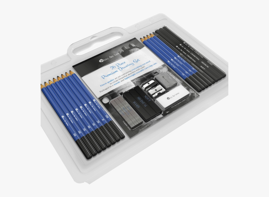 Castle Art Supplies Drawing And Sketching Pencil Art - Juego De Lápices Para Dibujar, HD Png Download