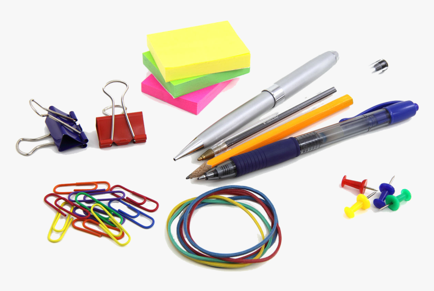 Supplies Staples Clip Art - Office Supplies Transparent Background, HD Png Download