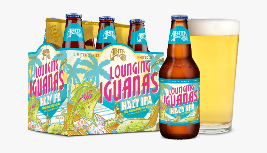 Abita Lounging Iguanas, HD Png Download